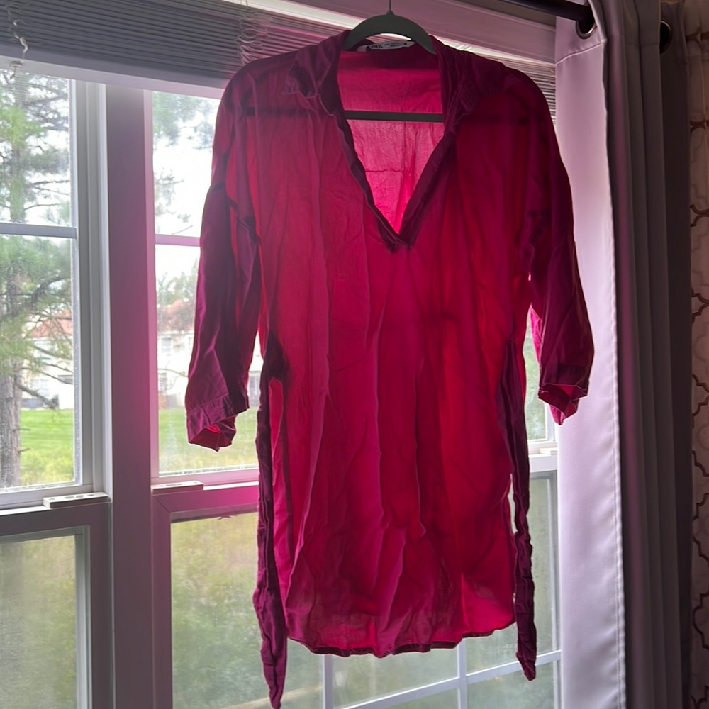 Zara magenta dress size M